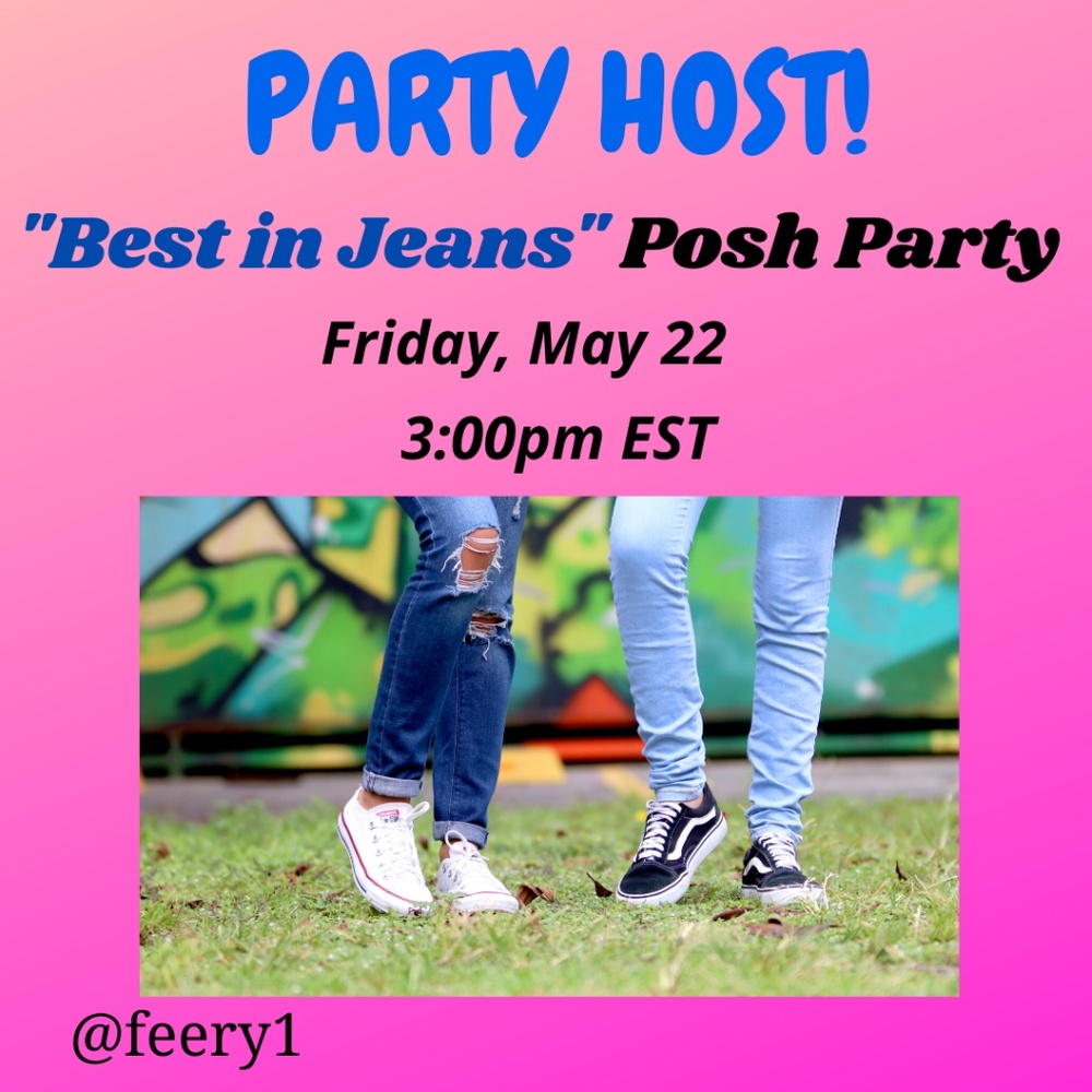 Best in Jeans Posh Party!  My first time hosting!